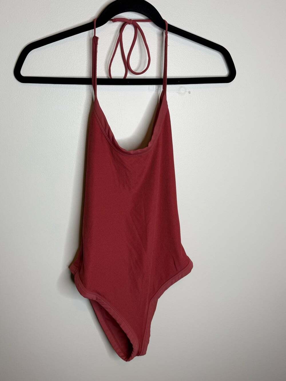 Tularosa Halter One-Piece Swimsuit - Burnt Red